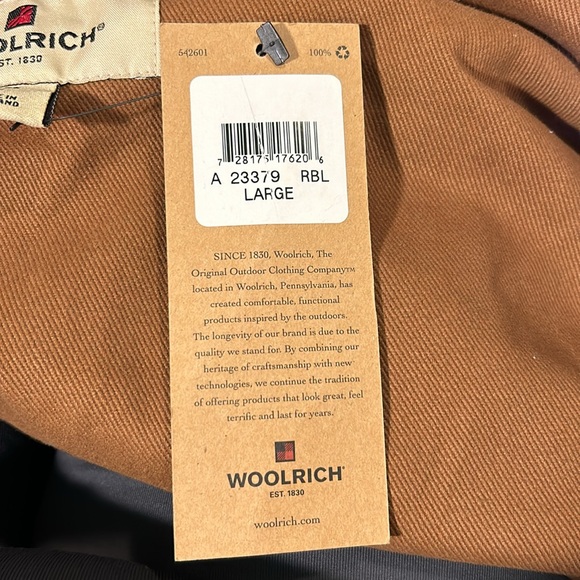 NWT WOOLRICH red black plaid jacket mens - Picture 8 of 10